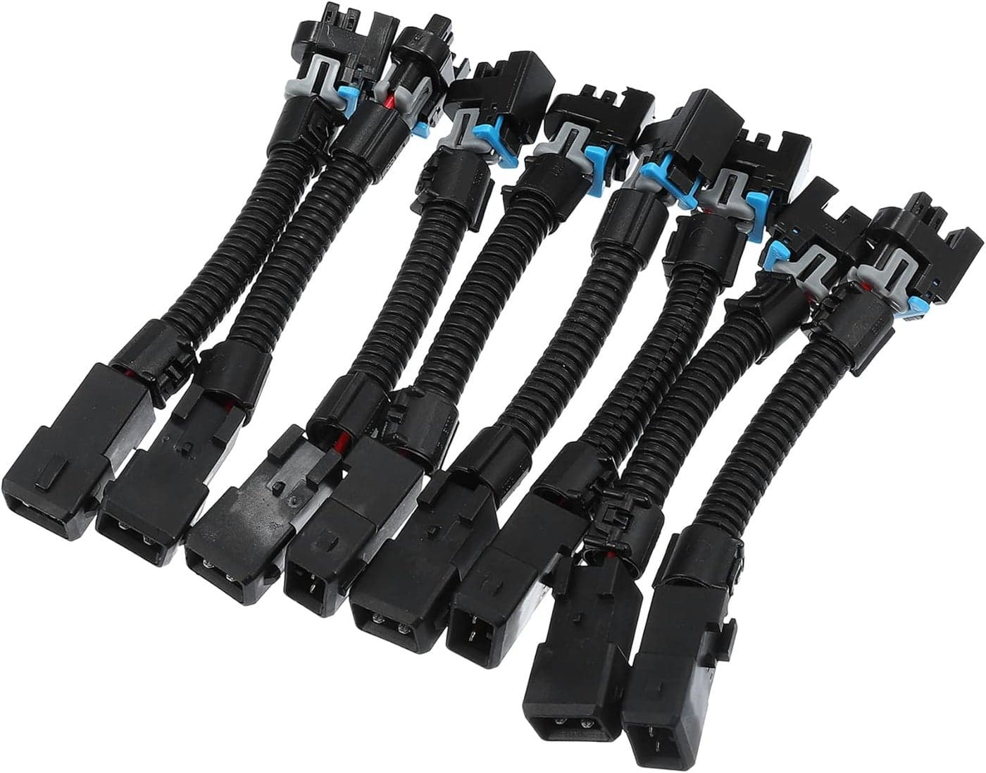 X AUTOHAUX Injector Harness Set for LS1 LS6 LT1 EV1 Connectors - Black