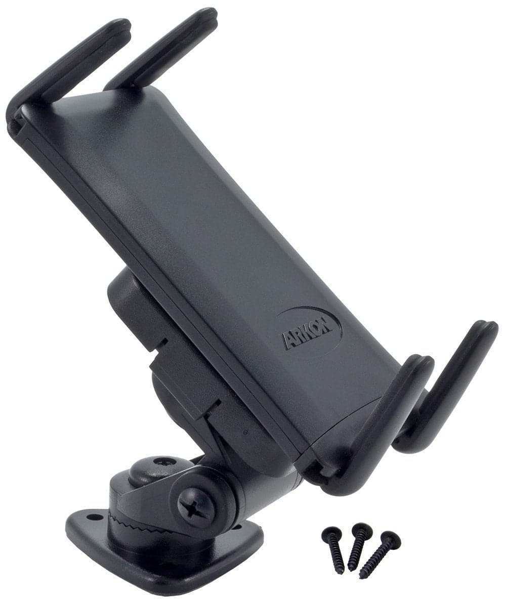 ARKON Mounts Adhesive Phone and Tablet Car and Truck Mount | Universal Phone Holder | Adhesive or Drill Mount | Compatible with iPhone, Galaxy, Note, Pixel, and more