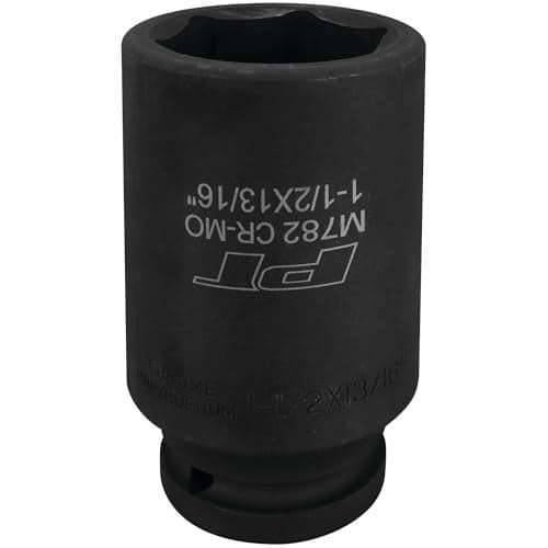Performance Tool M782 3/4-Inch Drive 1-1/2-Inch x 13/16-Inch Square Budd Socket for Heavy-Duty Automotive Repair and Maintenance Tasks