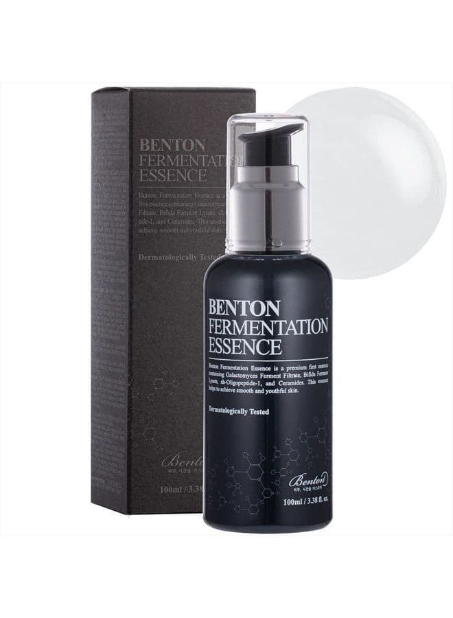 Fermentation Essence 100ml (3.38 fl.oz.) - Galactomyces Ferment Filtrate & Bifida Skin Fiirming & Vitalizing Essence, Anti-Wrinkle, Hydrating, for Dull & Dry Skin