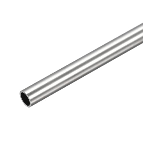 uxcell 304 Stainless Steel Tube, OD 10mm x 1mm Wall Thick 400mm Length Capillary Metal Tubing for Industry Machinery