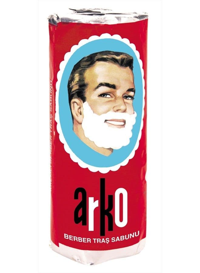Men Face Shaving Soap Stick, Sensitive skin shave cream, White, ( Pack Of 12 )
