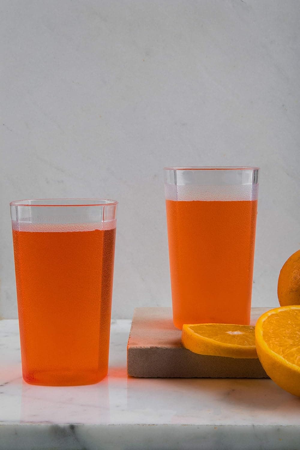 SWIFT INTERNATIONAL Multi Purpose Square Glass Unbreakable Poly Carbonate Drinking Glass Clear Glass Unbreakable 6 Big350 ML