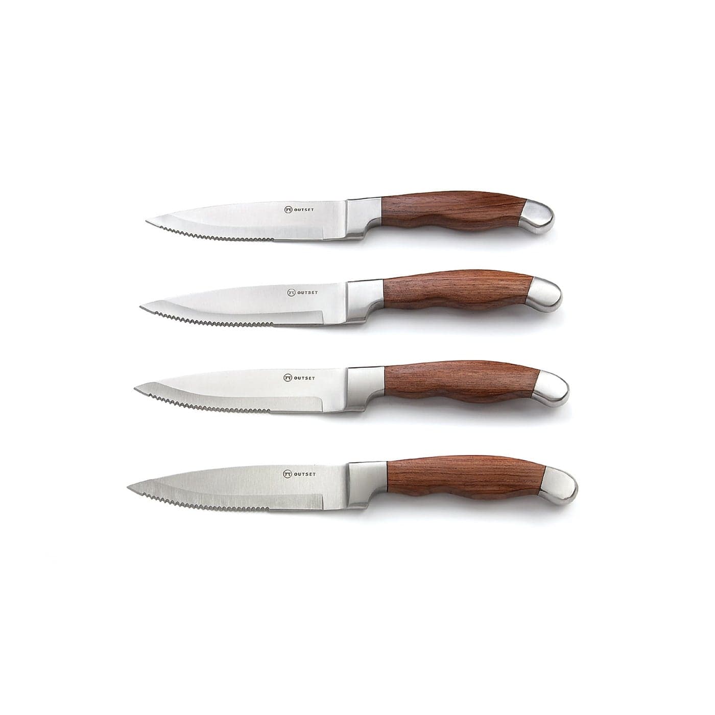 Outset QJ91 Jackson Steakhouse Knife Set, Stainless Steel, 4-Piece