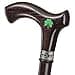 Asterom Handmade Irish Walking Cane for Men and Women Unique Wood Cane Stylish Walking Stick ThreeLeaf