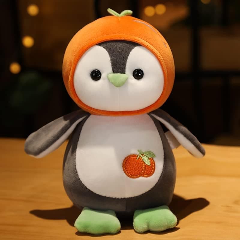LOVEY DOVEY – Fruit Penguin Orange 25cm Soft Toy Plush Toy | Stuffed Animal | Ultra Soft, Huggable & Cuddly Gift for Kids, Girls, Boys | Perfect for Birthday, Valentine’s Day