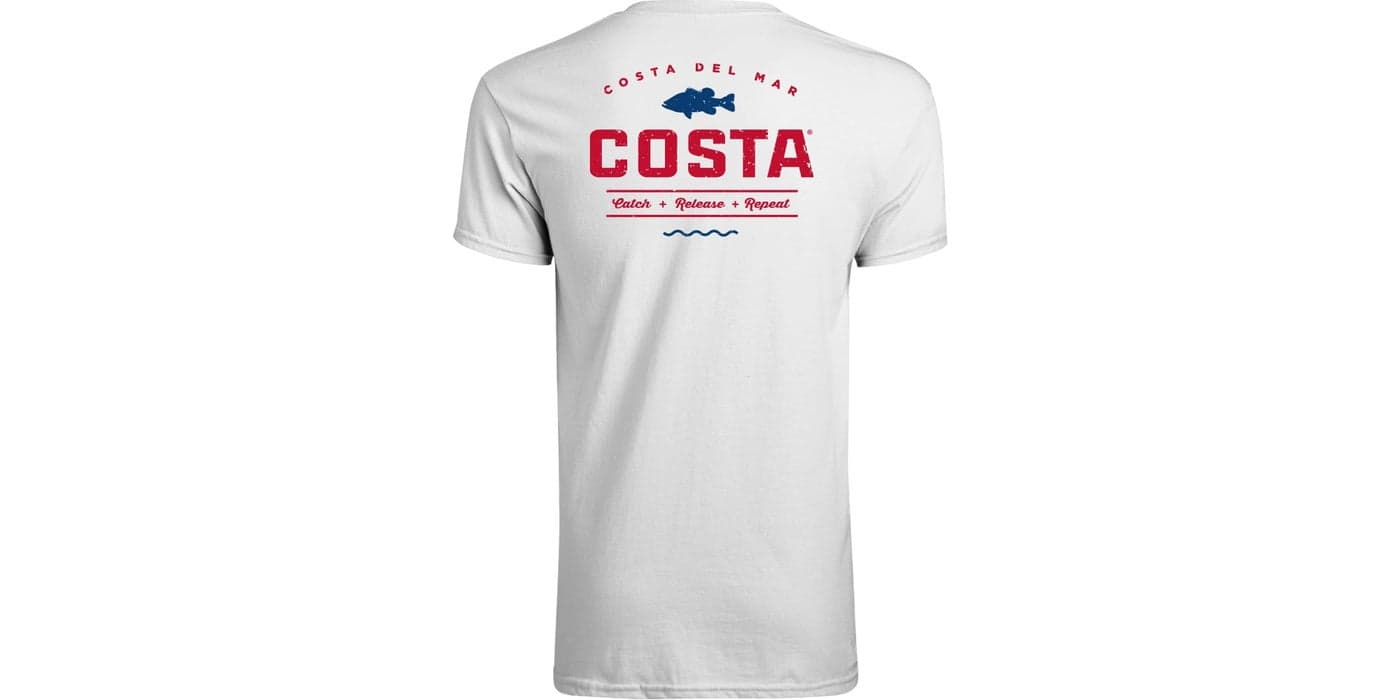 Costa Del Mar Topwater Short Sleeve T Shirt White XLarge