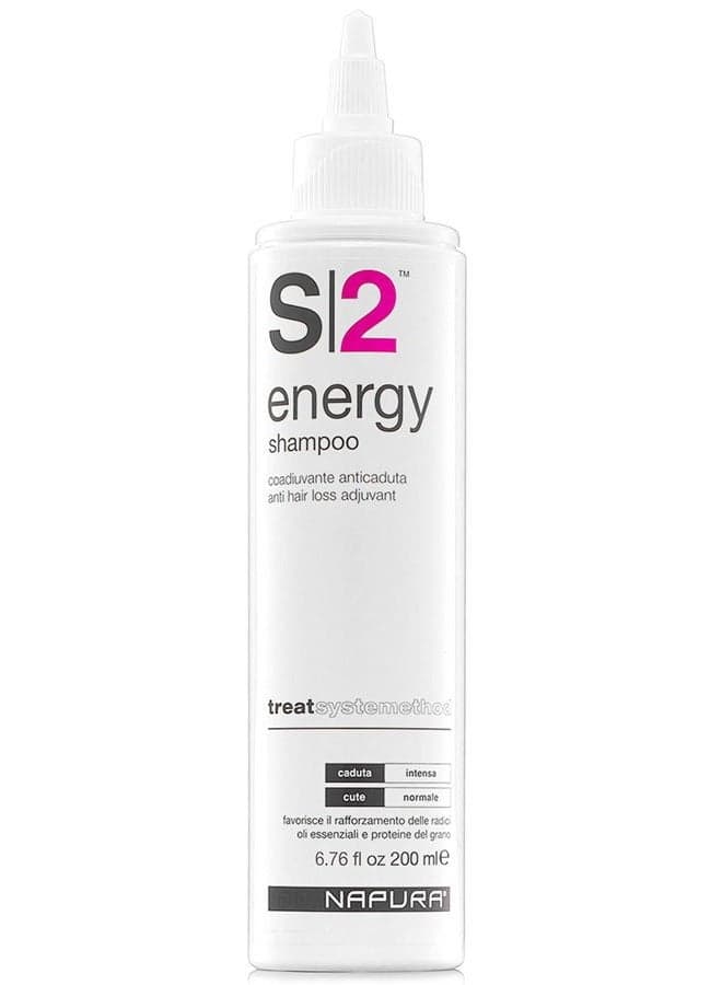 S2 Anti Hair Loss Biotin Shampoo (6.76 fl oz) - Natural Hair Thickening Shampoo for All Hair Types - Professional Sulfate Free Hair Growth Solution for Men and Women Infused with Peppermint and