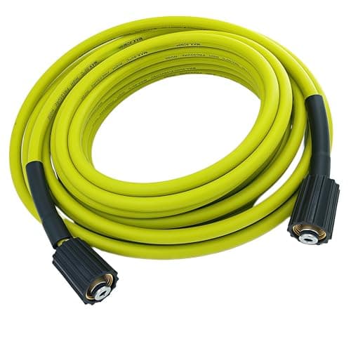 LZXQYMX 3300PSI Pressure Washer Hose 14 x 35 FT Heavy Duty Flexible Kink Resistant Replacement Hose with M2214mm Fittings Fits for RY31HPH01 Model