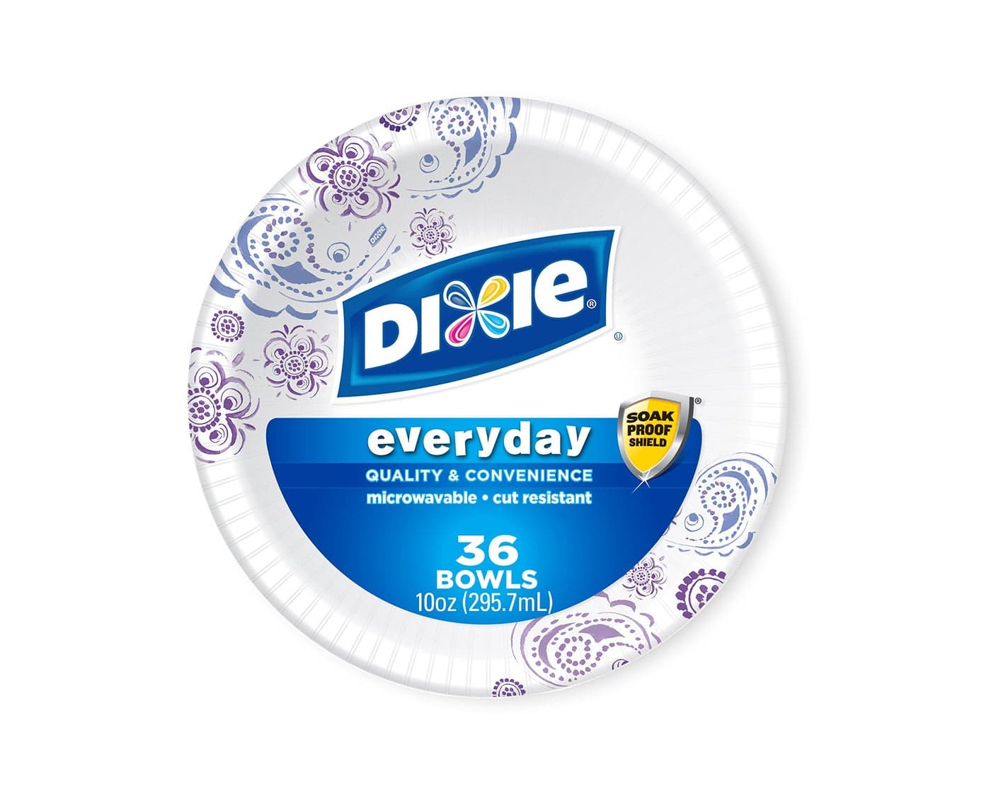 Dixie Heavy Duty Bowls 10 Ounce 36 Ct Pack of 4 Color May Vary