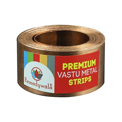 Remedywala Vastu Copper Strip (8 Feet 18mm Width, 0.2 mm Gauge, Copper, 1 Piece)