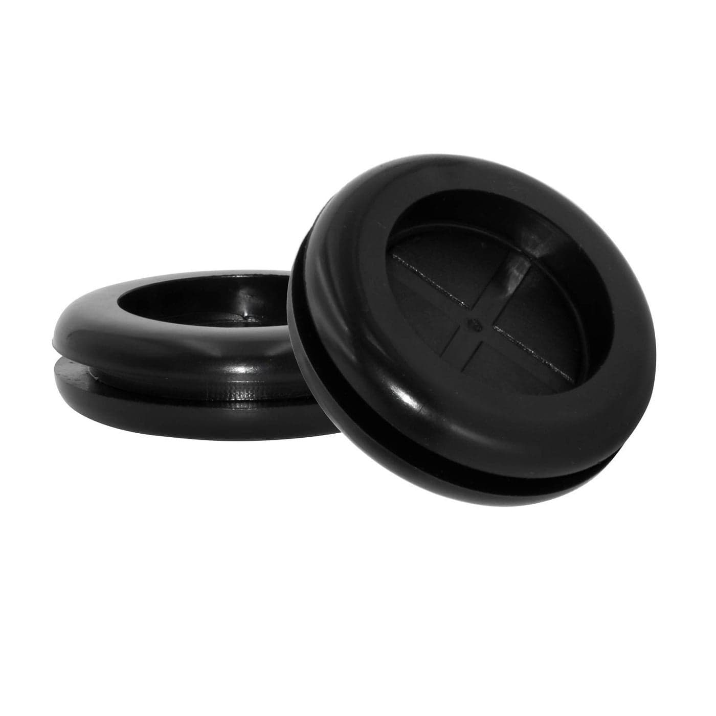 Flyshop Black 38mm 112 Rubber Grommet 30mm 1316 ID Hole Grommets Synthetic Rubber Wire Protection Firewall Hole Plug Round DoubleSided 4Pack