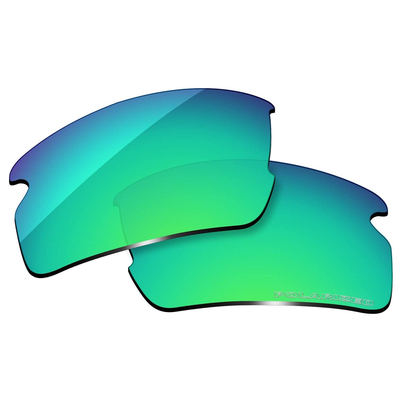 OOWLIT Replacement Lenses Compatible with Oakley Flak 2.0 OO9295 Sunglass Emerald Polarized