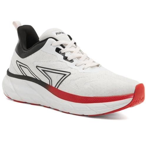 AVANT Men's Vector Running Shoes - White Black - UK 11 (AVMSH088CL01UK11)