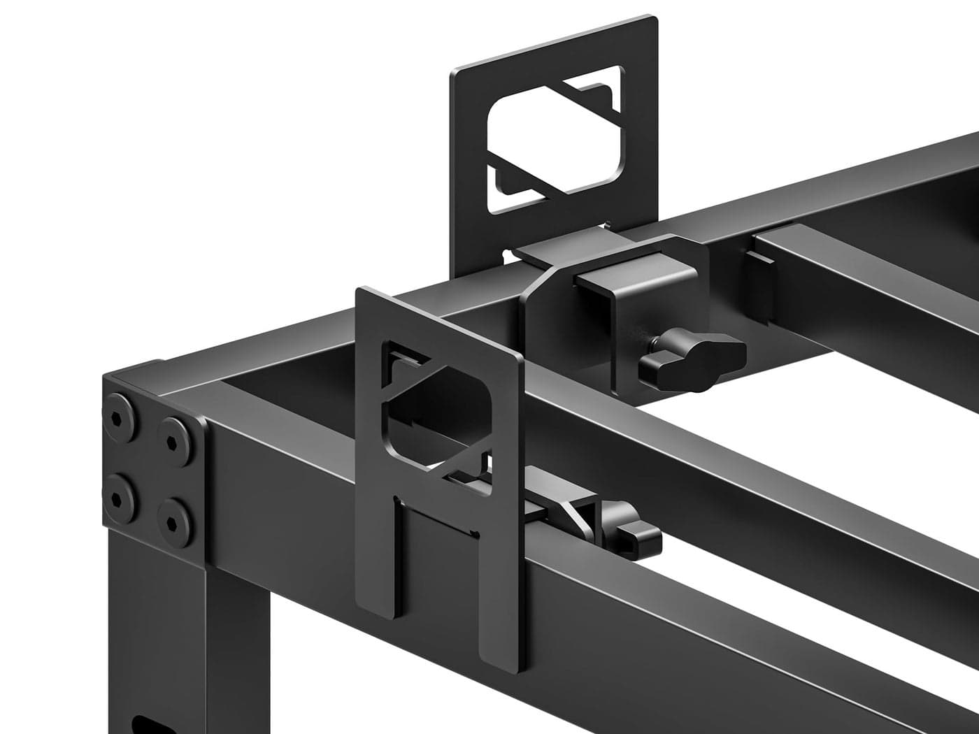 HAVONIZD MattressSlideStopper 6PCS MattressHolder for Metal BedFrame NonSlip MattressGaskets KeepMattressfromSliding Adjustable Size Black