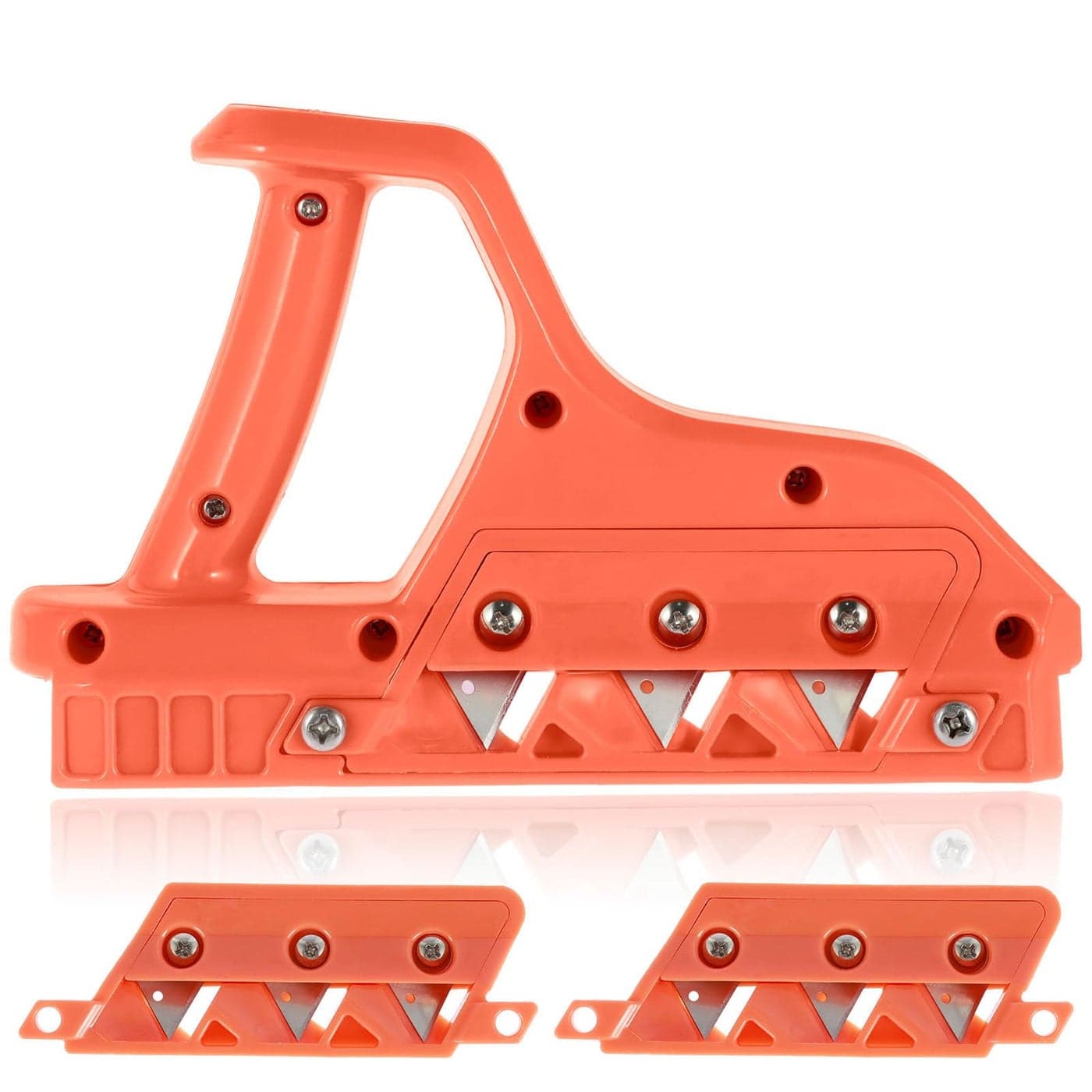 Plasterboard Fast Cutter Precise 45 60 Gypsum Board Chamferer with 10 Blades Plastic Plasterboard Edger Drywall Edge Hand Cutting Tool Woodworking Hand Plane Tool for Drywall Chamfer 4560