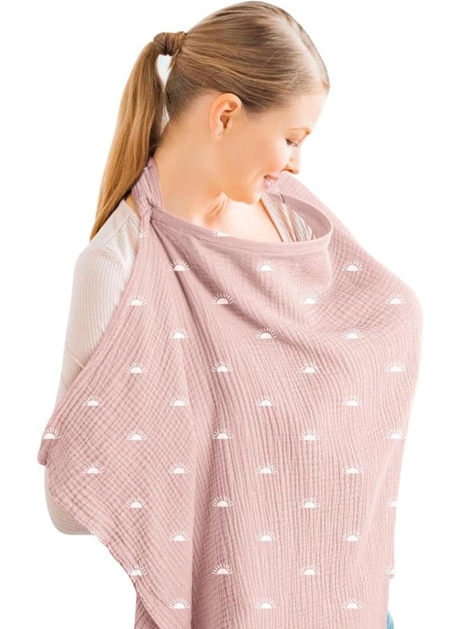 Konssy Muslin Nursing Cover for Baby Breastfeeding