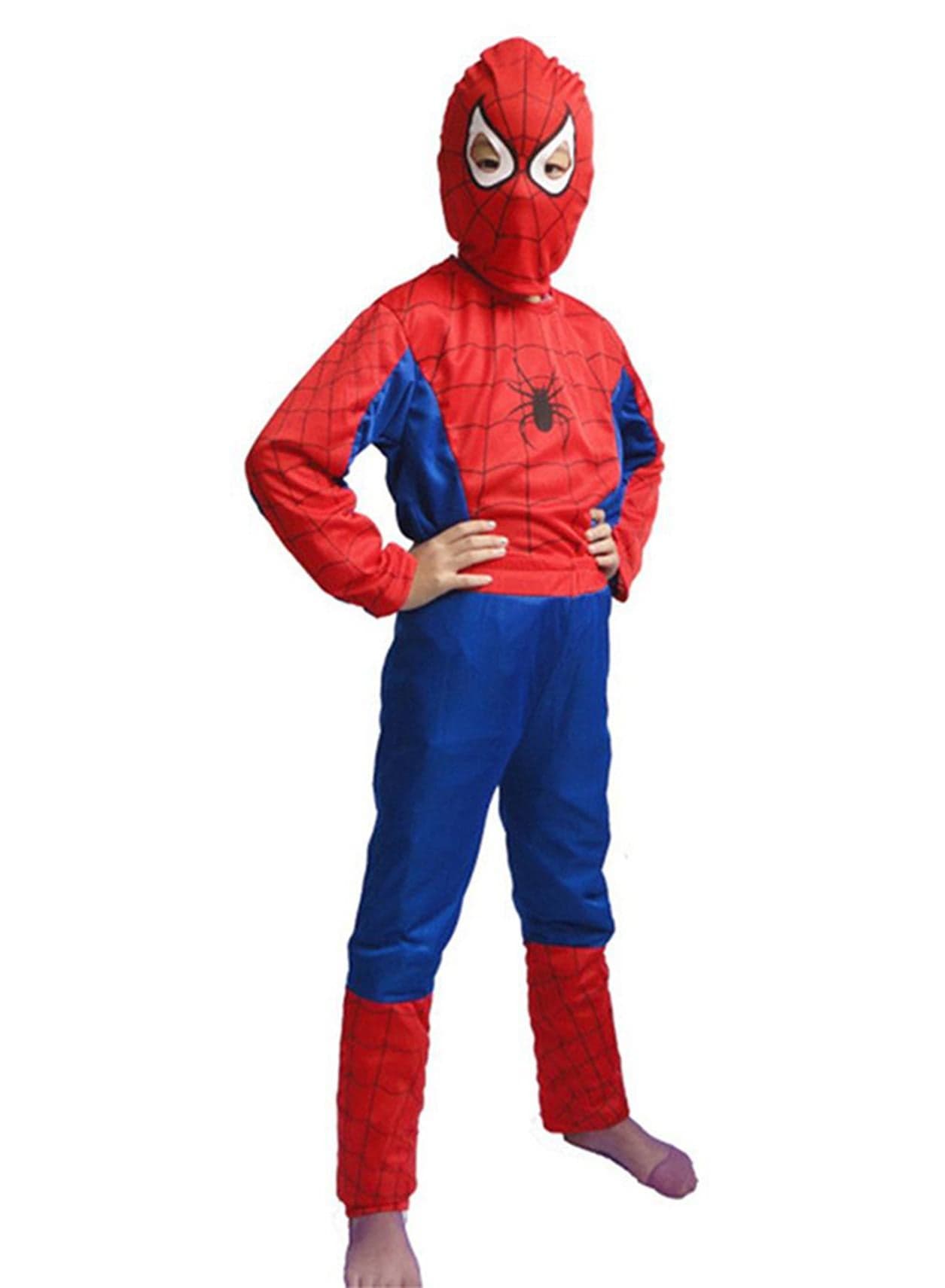 Superhero Spiderman Breathable Comfortable Themed Party Fancy Dress Cosplay Costume S