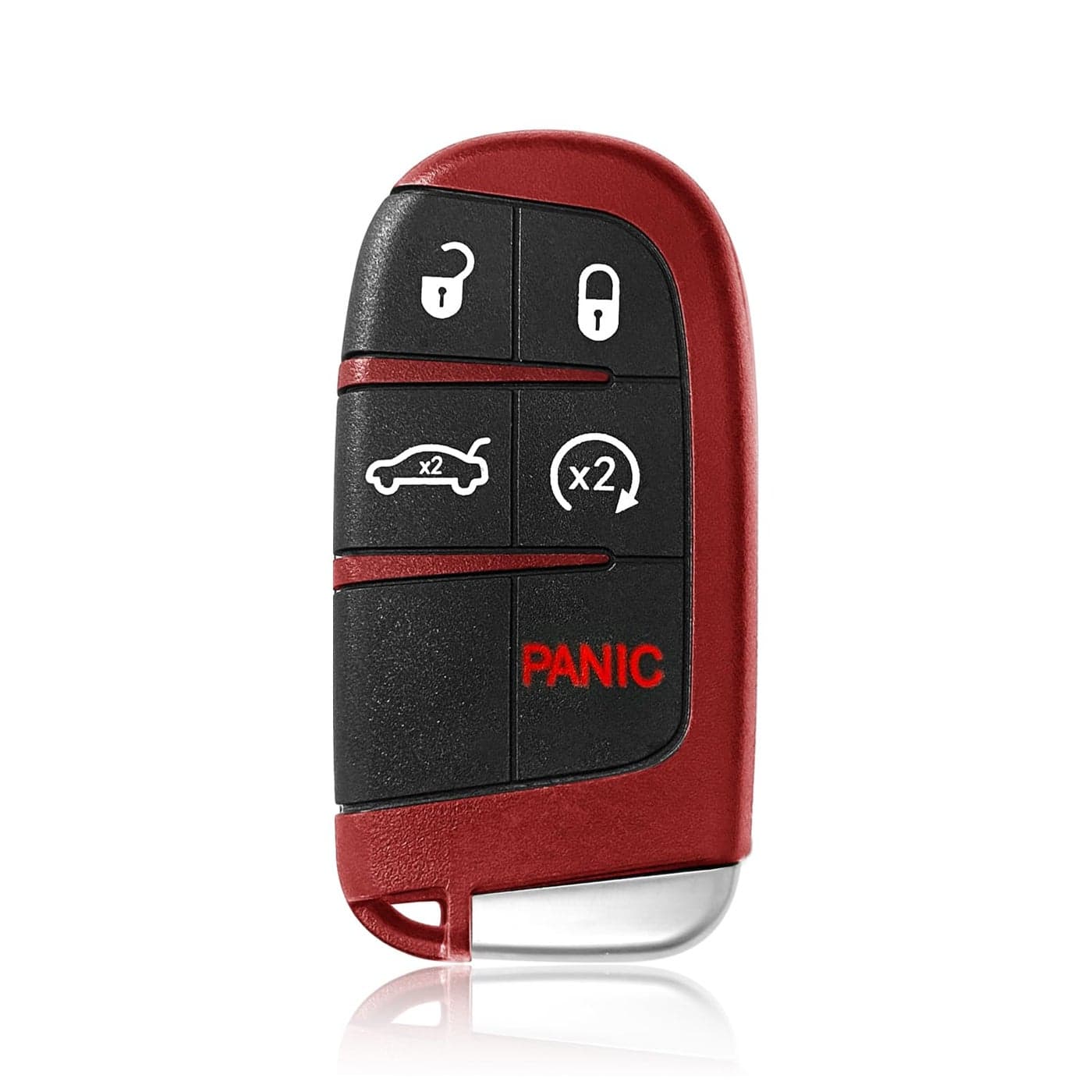 Car Key Fob Remote Keyless Entry Control M3M40821302 433MHz 5 Button Replacement for 20192021 Dodge Challenger Charger SRT