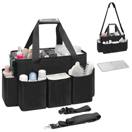 onemoky Hairstylist Traveling Bag, Extra Large Hair Tools Travel Bag, Hair Tool Organizer with Adjustable Dividers and Multi Pockets, Professional Makeup Artist Bag, Hairstylist Must Have
