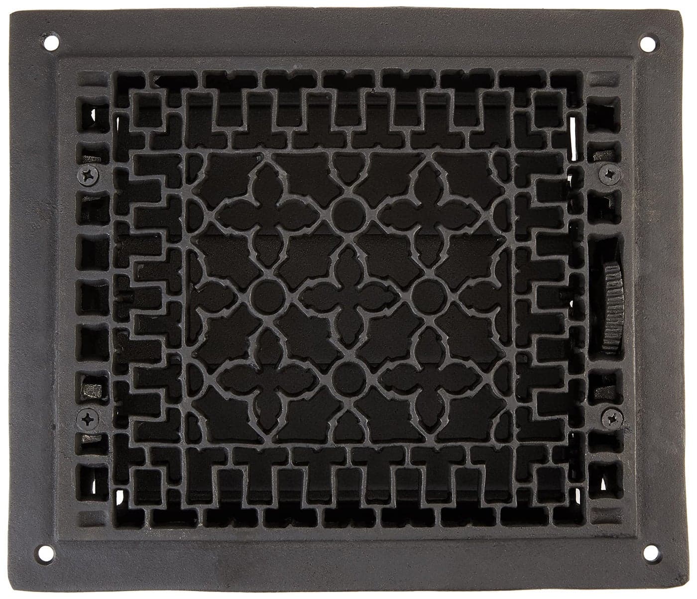 Minuteman International Cast Iron Floor Vnet Grille Register Black