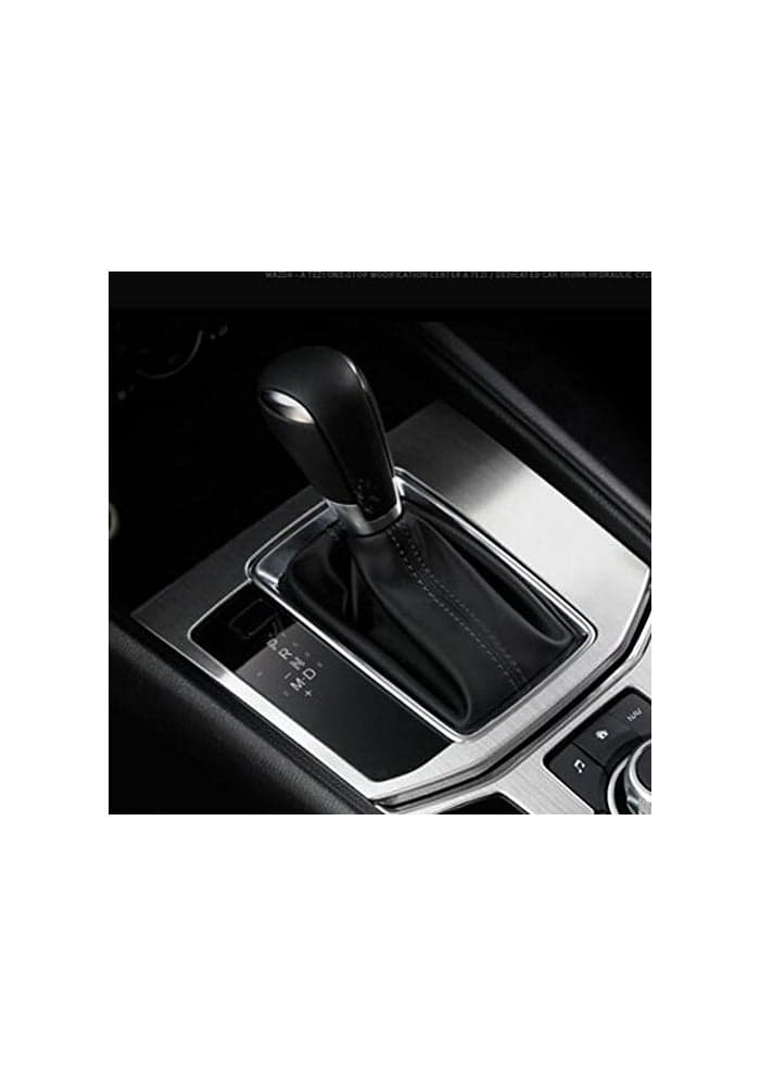 Beautost Fit for Mazda 2017 2018 2019 2020 2021 2022 2023 2024 2025 CX5 CX5 Interior Gear Shift Knob Console Media Panel Cover Trim Stainless Steel Silver Gear Panel