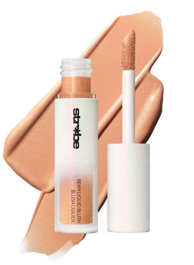 MAC Cosmetics Strobe Beam Illuminating Liquid Blush – Starlite | Radiant Buildable Glow Liquid Blush with Dewy Finish 4.3ml