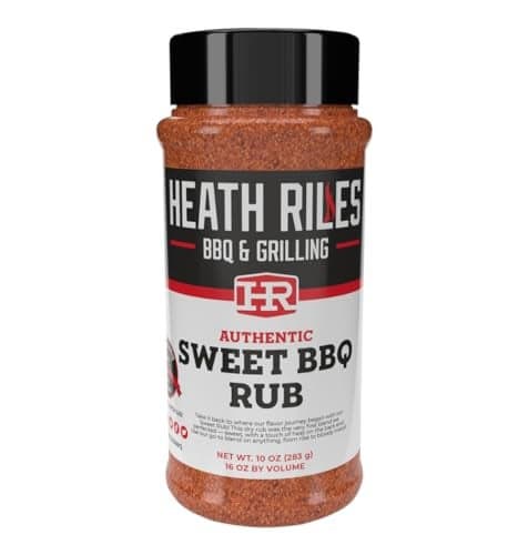 Heath Riles BBQ Rub Sweet Seasoning Champion Pitmaster Recipe Legendary Rubs For Smoking Grilling 80 BBQ Championships 10 oz