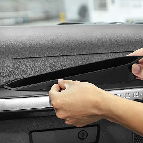 RESTBONE Compatible with Wrangler Accessories 20112018 Jeep Wrangler JK JKU Car 2 4 Door Passenger Storage Tray Organizer Grab Handle Accessory Box