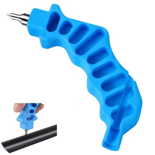 HASTHIP® PE Pipe Punching Tool for Drip Irrigation, 4mm Alloy Tip Hole Puncher for PE Pipes, Gardening & Agricultural Irrigation, Compatible with Drippers, Drip Arrows, Precise Sprinklers
