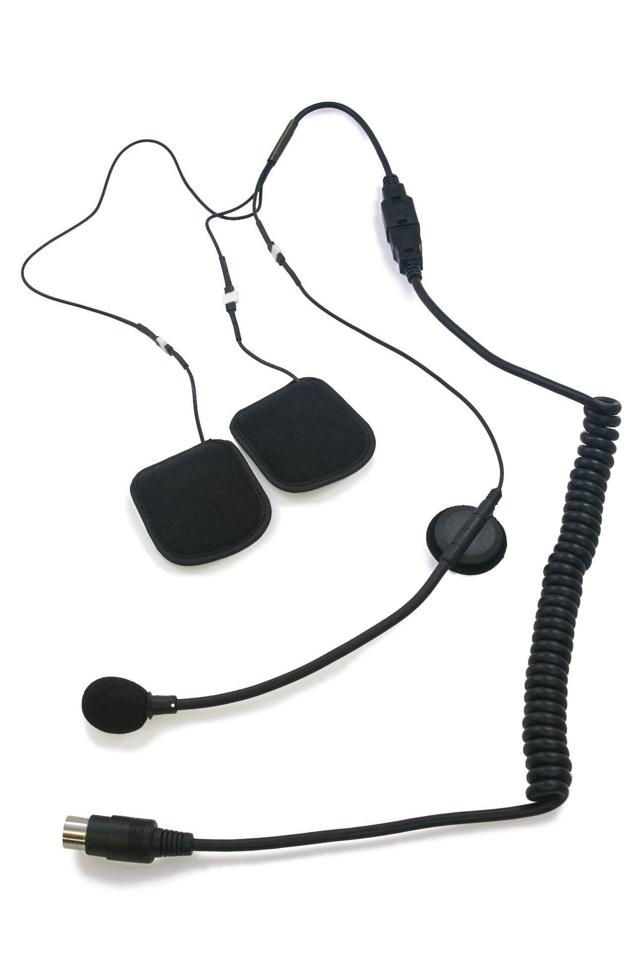 HS-G130P 5 Pin Stereo Headset with Boom Microphone for Honda Goldwing (Mini Din)