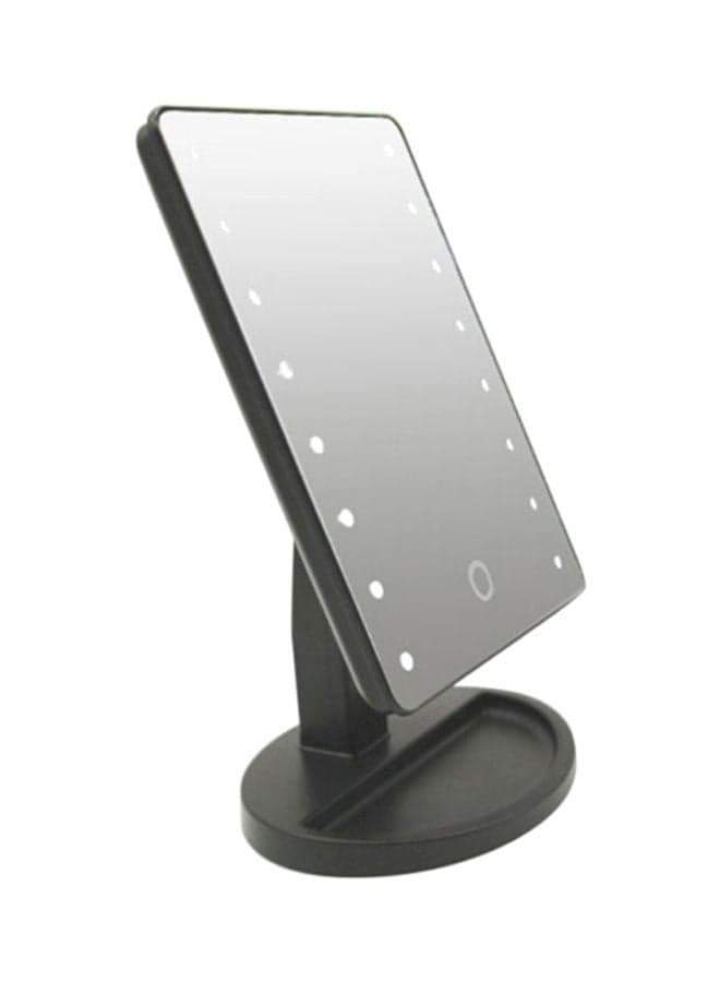 LED Make Up Mirror Black/Clear