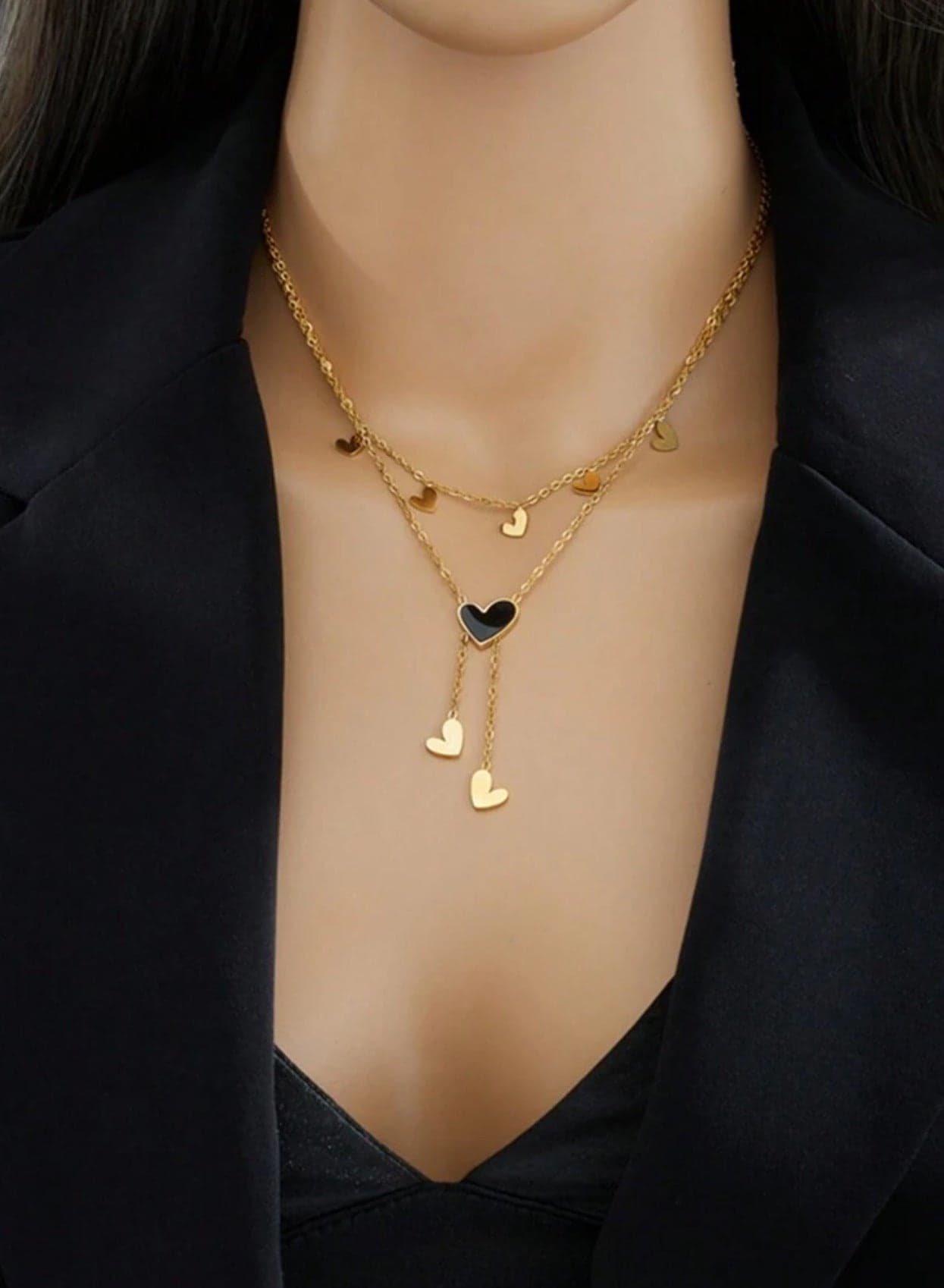Elegant Gold Stainless Steel Necklace For Women