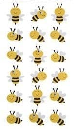 3d Bee Glitter Foam Dimensional Stickers Bee