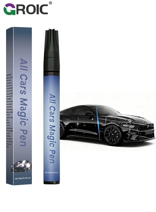 Car Scratch Removal Pen, 1-Piece All Cars Magic Pen for Quick Paint Damage Fix, Quickly Repairing Scratched and Rusted, Touch-Up Pen to Remove Scratches and Minor Blemishes on Vehicle Surfaces