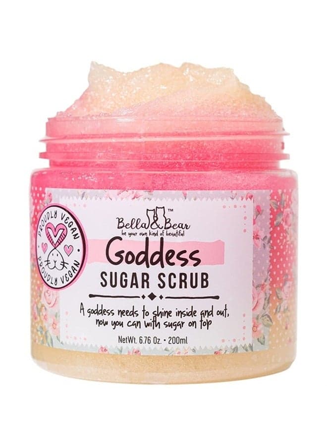 Goddess Sugar Scrub, No Parabens, New Fragrance, Cruelty-Free, Vegan-Friendly Exfoliating, 6.7oz