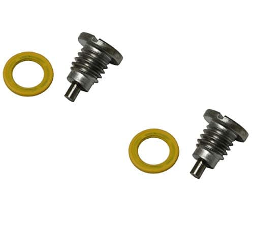 LucaSng 2 PCS Marine Magnetic Outdrive Gear Case Drain Plug, Screw with Gasket Replace 22-8M0058389