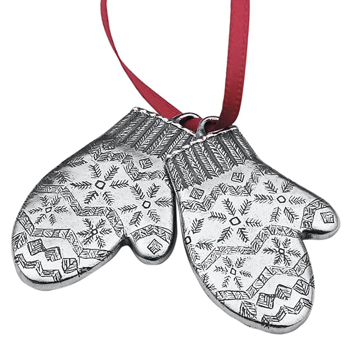 Danforth Childrens Mittens Ornament Handcrafted Pewter Ornaments for Christmas Tree Made in USA