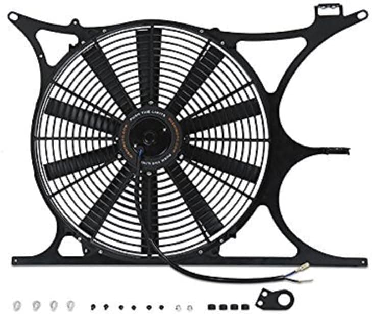 Mishimoto MMFS-E36-92P BMW E36 Performance Fan Shroud Kit (1992-1999) - Silver