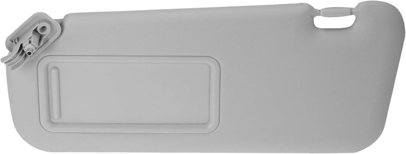 X AUTOHAUX Front Left Side Car Sun Visor with Mirror for Mazda 3 Hatchback 2010-2013 - Gray