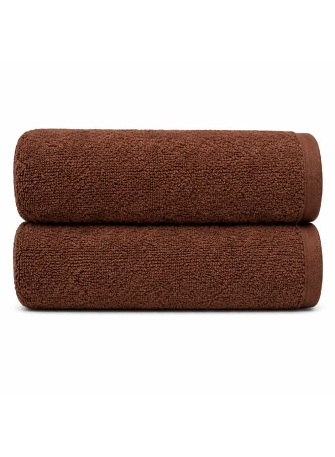 Bliss Casa Indigo Bath Sheets (2 Pack, 90x180 cm)- 600 GSM Large Bathroom Towels Super Absorbent and Soft Hotel Quality Bathsheets, Ideal for Use in Hotels and Restaurants