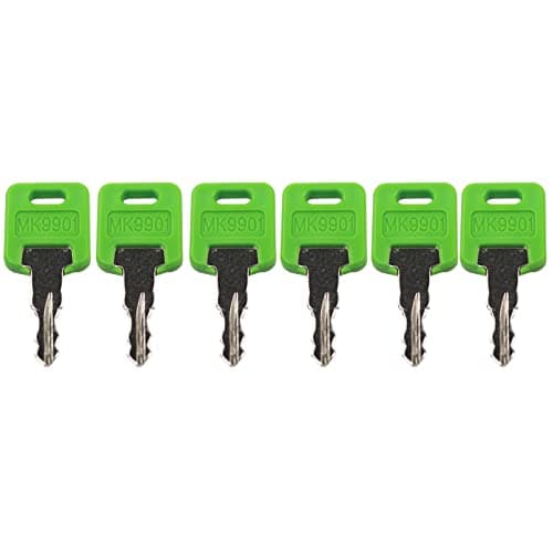 RV Key MK9901 6601 Compatible with Motorhome Green Key FIC Code 9901 6601 6Pack