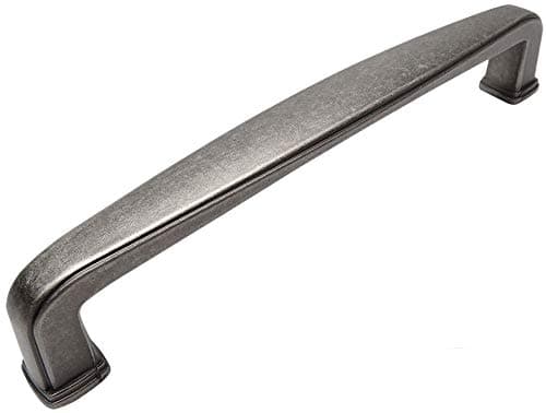 25 Pack - Cosmas 4392-128WN Weathered Nickel Modern Cabinet Hardware Handle Pull - 5" Inch (128mm) Hole Centers