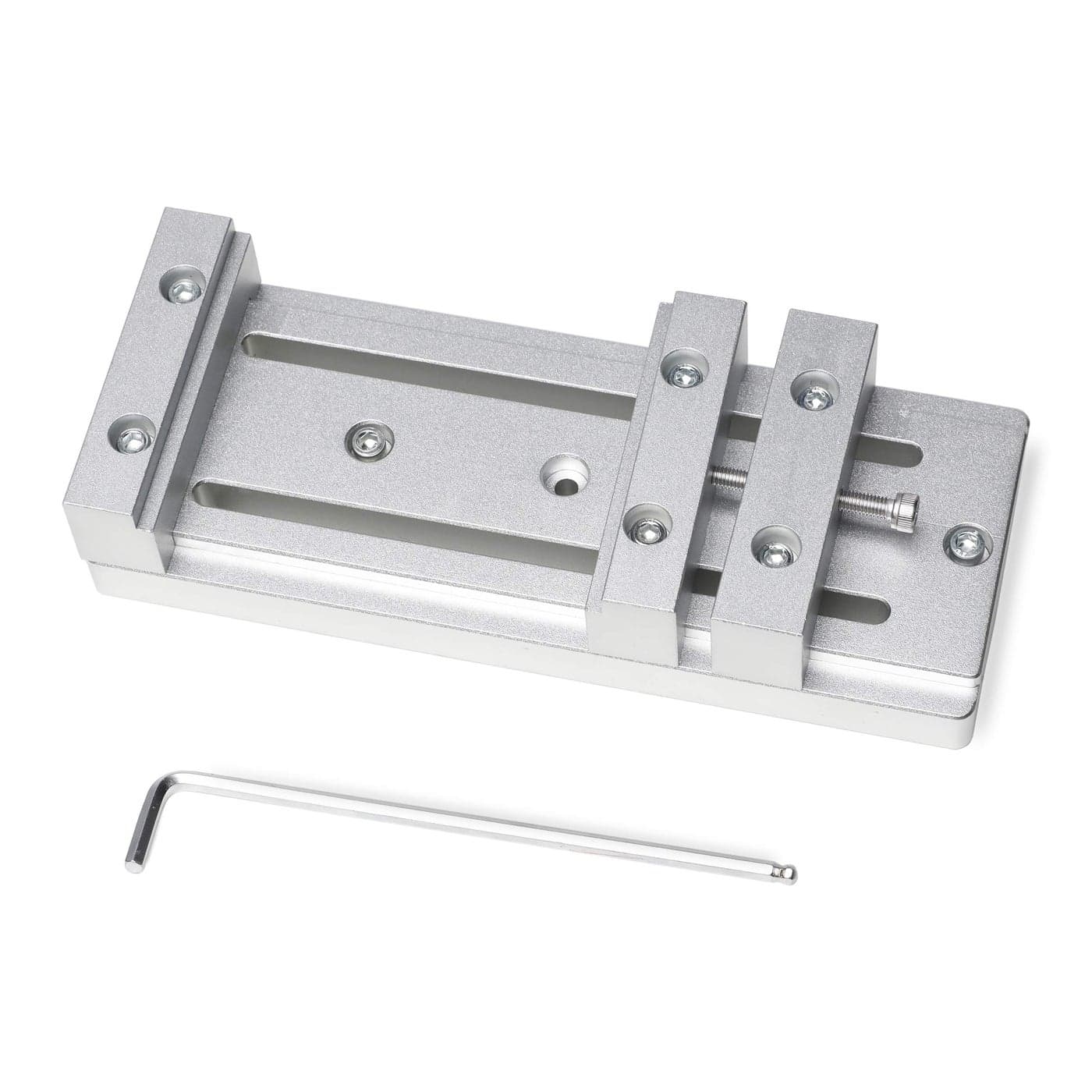 FoxAlien Mini Low Profile Bench Vise Workholding Clamp Work Table for FoxAlien 3018 Masuter 3 Masuter Pro 3S XEPRO WM3020 Vasto CNC Router Machine