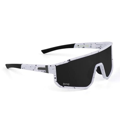 Eyewearlabs OKNO | Polarized Sports Over-Sized Unilens Wrap-Around Branded Stylish Sunglasses For Men & Women | 100% UV Protection Shades | Cricket Sports Cycling Driving Trekking & More