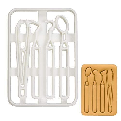 Dentist Examination Tools cookie cutter, 1 piece - Bakerlogy
