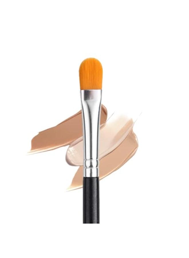 IPRESTA Flat Concealer brush Brow Brush Black Single Brushes Eye Shadow Primer Applicator Brush for Blending Small Makeup Brush Concealer Brush Eyeshadow brush
