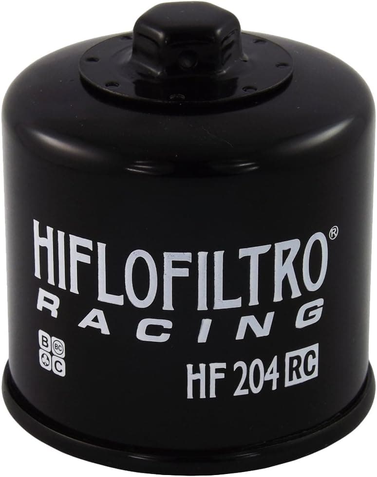 HiFloFiltro HF204RC-4 Black RC High Performance Premium Oil Filter, 4-Pack