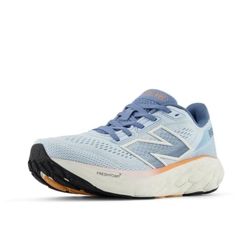 New Balance Women's W880V14 Running Shoe, Quarry Blue/Sea Salt/Heron Blue, 5