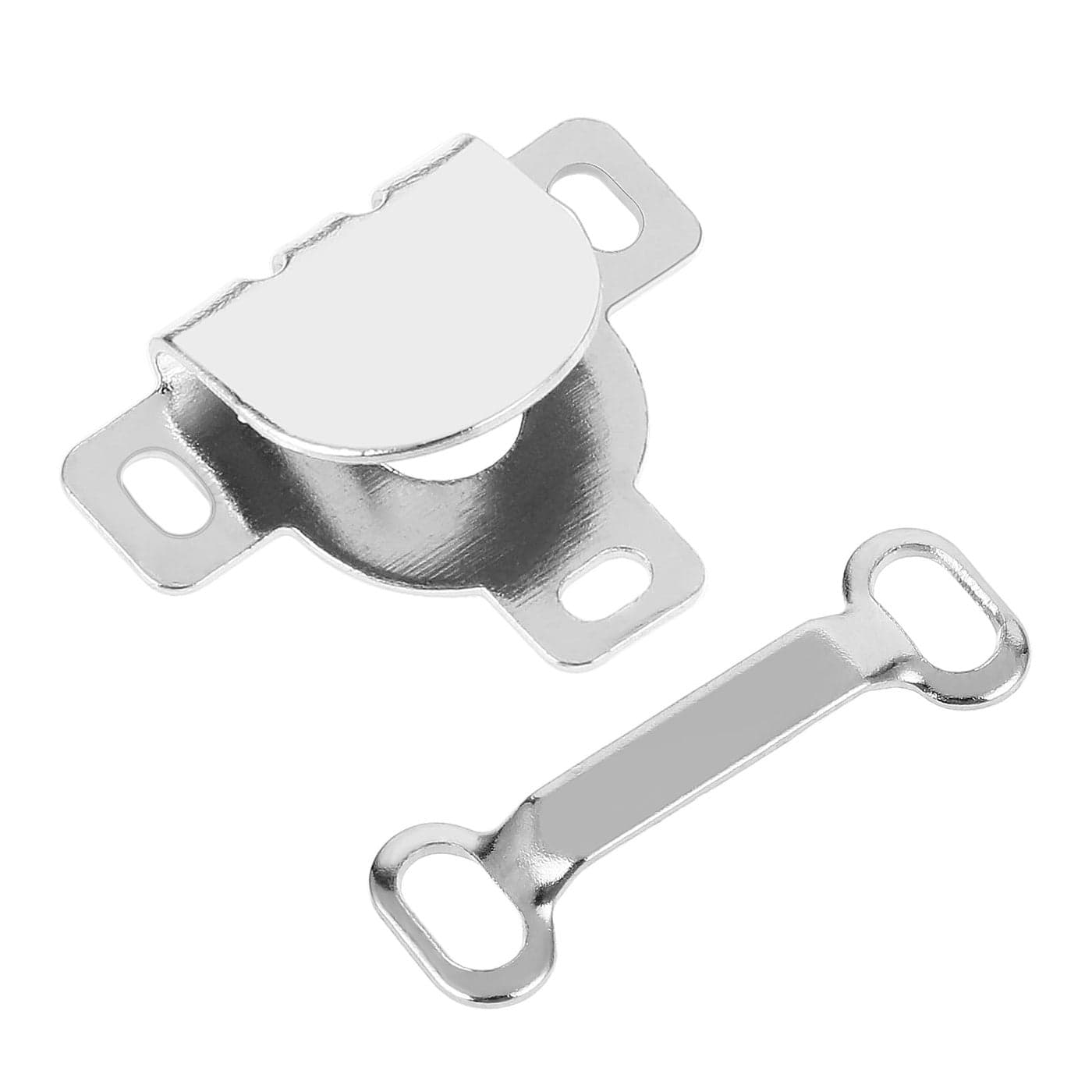 10 Set Hooks and Eyes Closure for Trousers Skirt Dress Pants Sewing Hook and Eye Closures for Clothing Silver